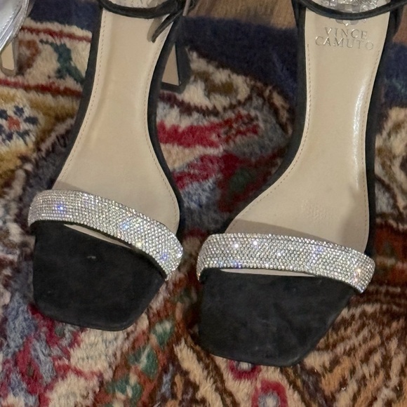 Vince Camuto Relasha Sandal in black Rhinestones - Picture 2 of 16